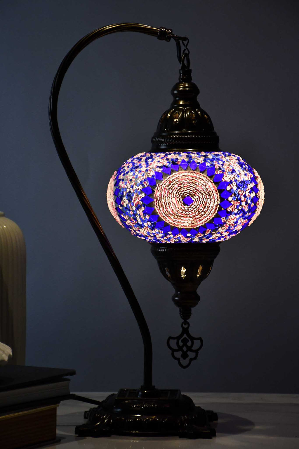 Turkish Lamp Beads Star Circle Blue Pink Lighting Sydney Grand Bazaar 