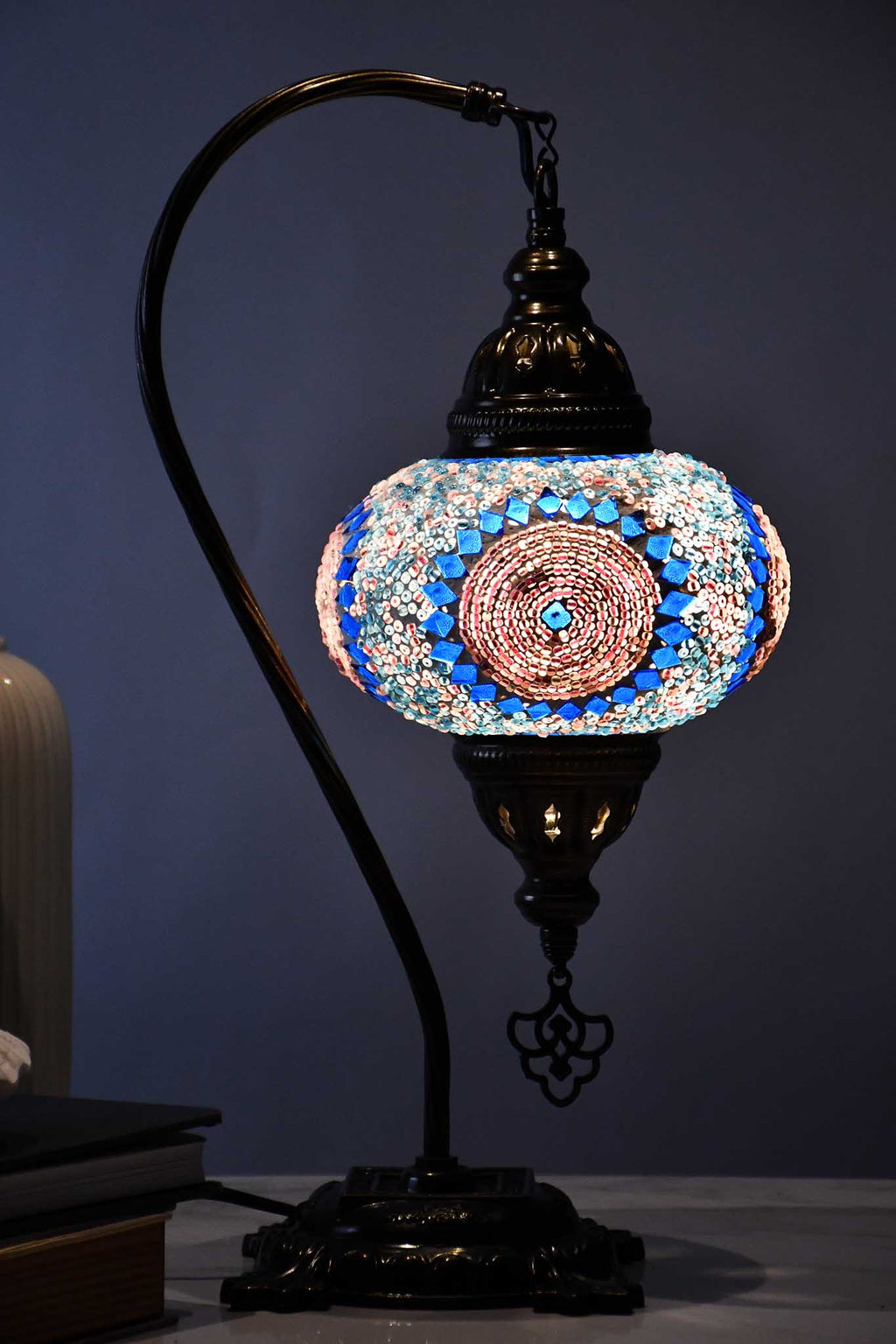 Turkish Lamp Beads Star Circle Turquoise Pink Lighting Sydney Grand Bazaar 