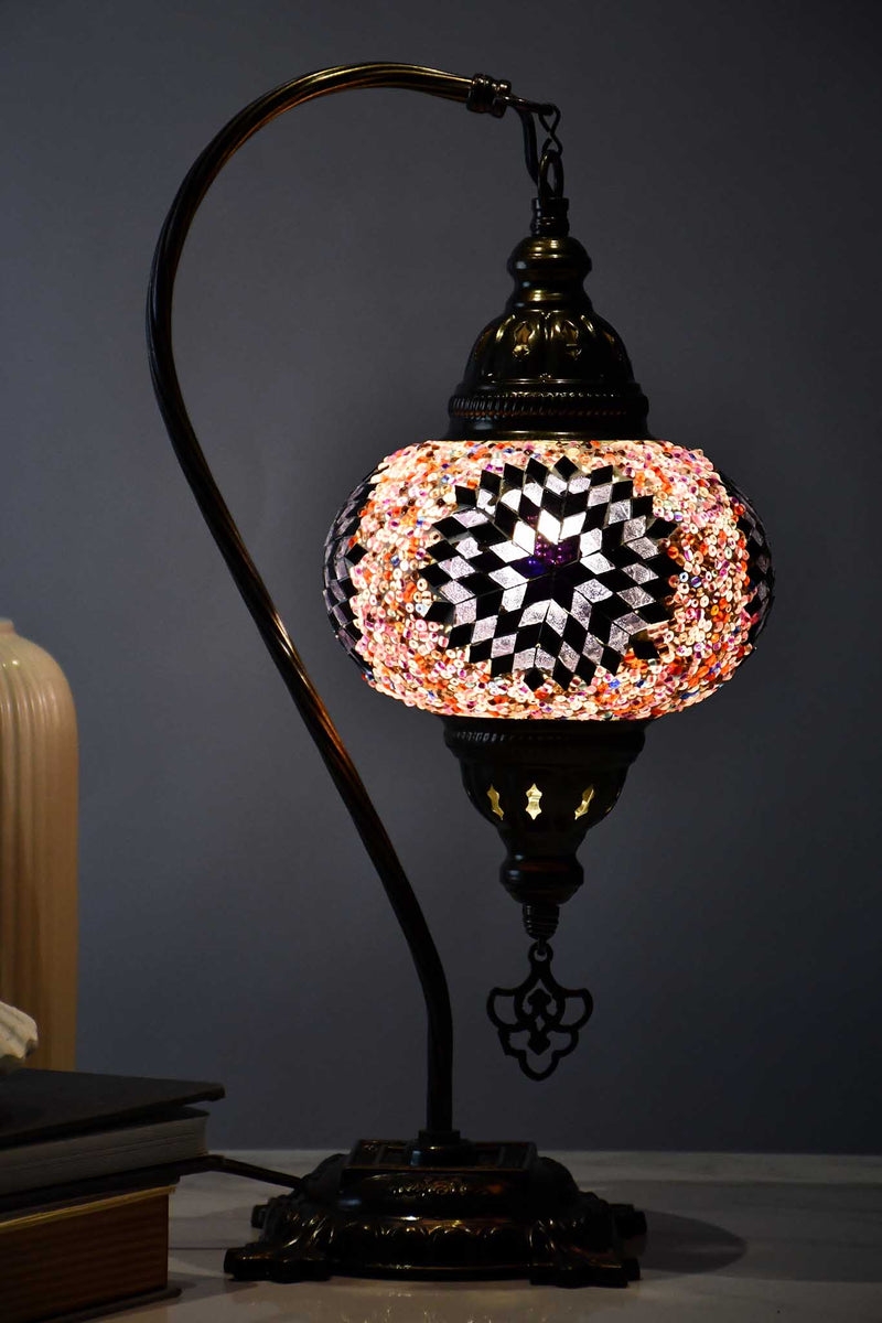 Turkish Lamp Beads Star Pink Purple Lighting Sydney Grand Bazaar 