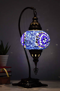 Turkish Lamp Cobalt Blue Beads Star Lighting Sydney Grand Bazaar 