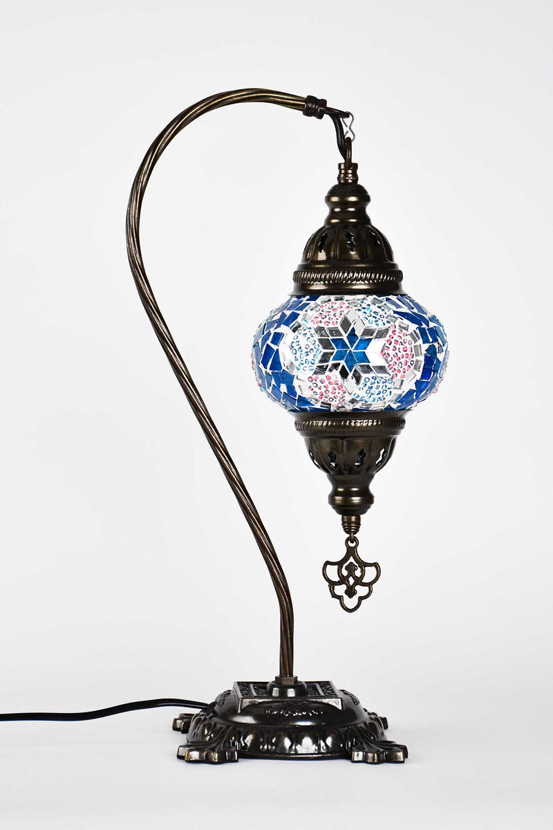 Turkish Lamp Hanging Aqua Pink Flower Star Lighting Sydney Grand Bazaar 