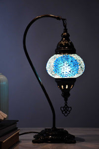 Turkish Lamp Hanging Aqua Star Beads Lighting Sydney Grand Bazaar 