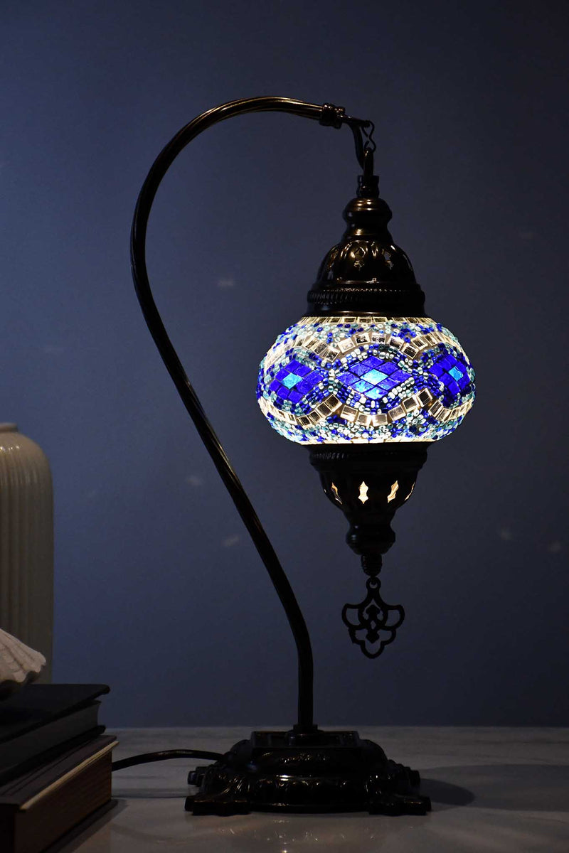 Turkish Lamp Hanging Beads Kilim Blue Lighting Sydney Grand Bazaar 