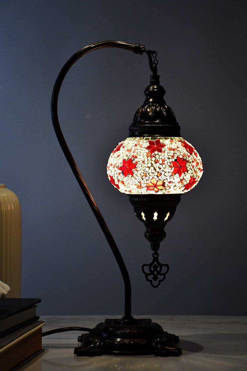 Turkish Lamp Hanging Beads Multi Star Red Lighting Sydney Grand Bazaar 