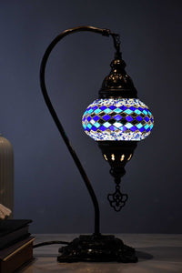 Turkish Lamp Hanging Beads Round Strip Blue Lighting Sydney Grand Bazaar 