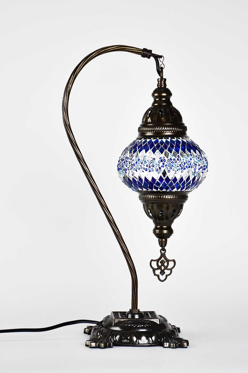 Turkish Lamp Hanging Blue Diamond Beads Lighting Sydney Grand Bazaar 