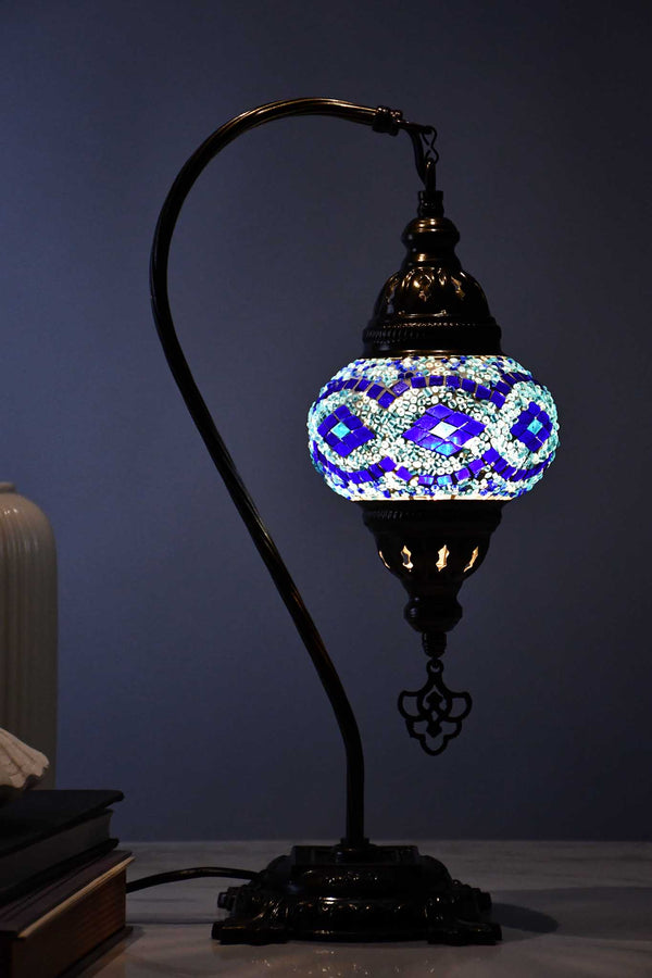 Turkish Lamp Hanging Blue New Diamond Beads Lighting Sydney Grand Bazaar 