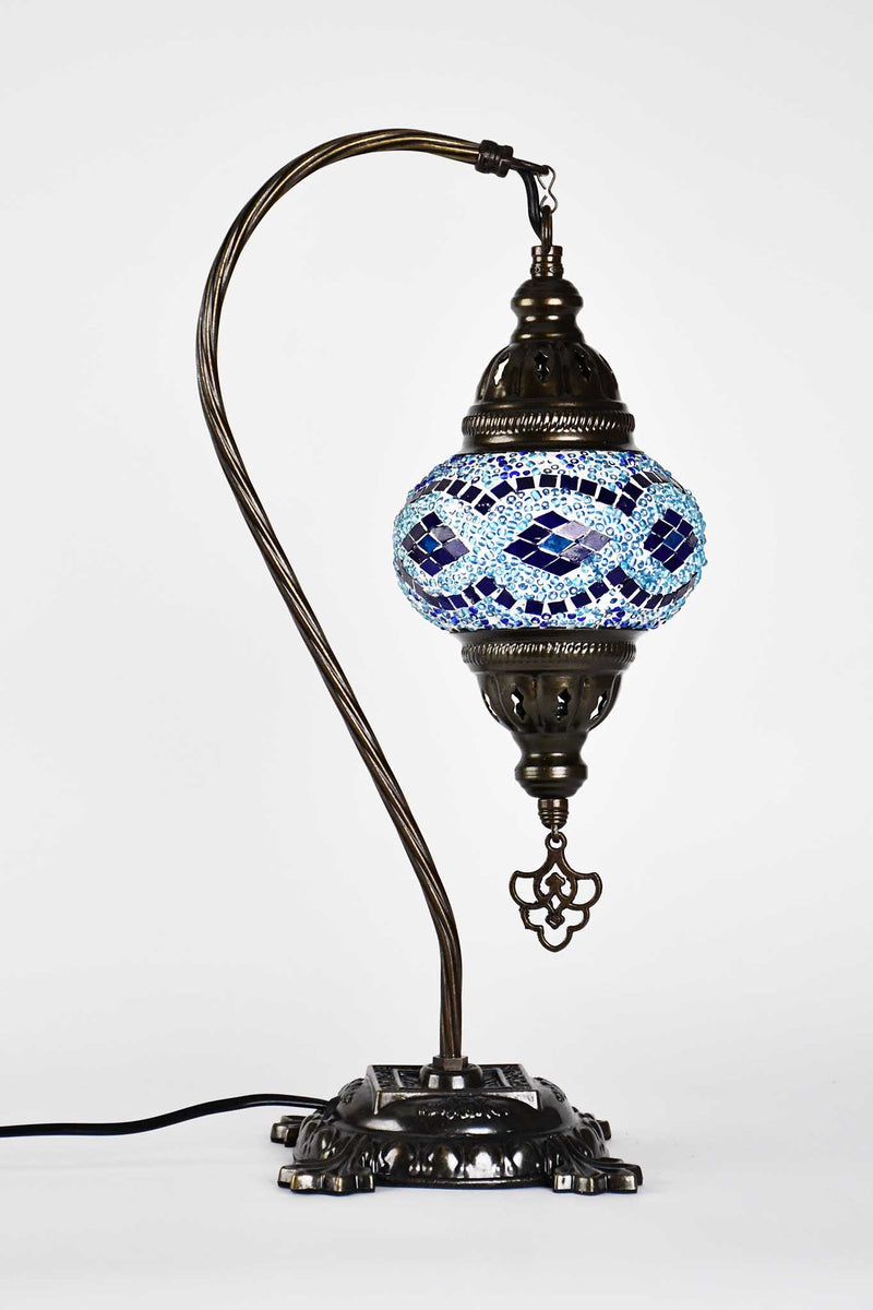 Turkish Lamp Hanging Blue New Diamond Beads Lighting Sydney Grand Bazaar 