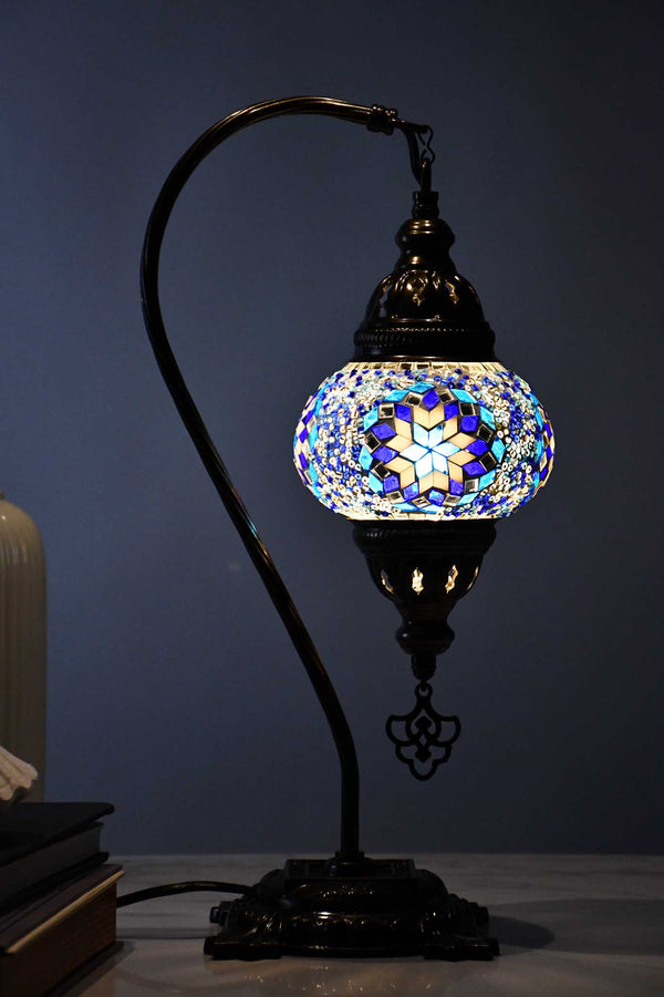 Turkish Lamp Hanging Blue Round Star Lighting Sydney Grand Bazaar 