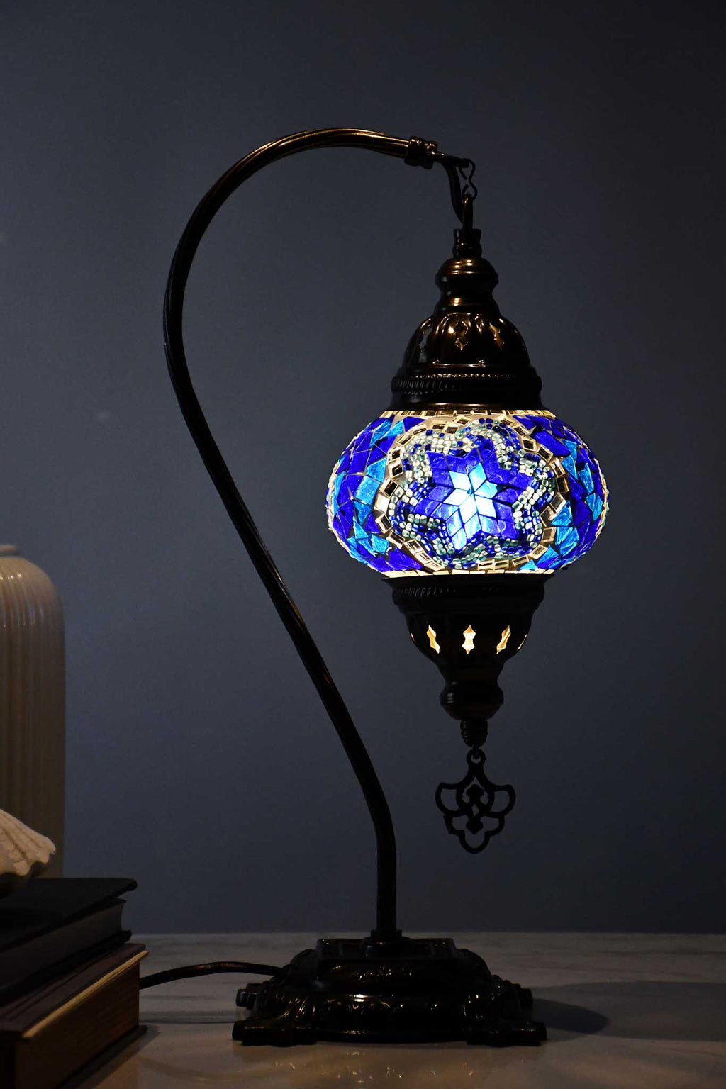 Turkish Lamp Hanging Blue Star Lighting Sydney Grand Bazaar 