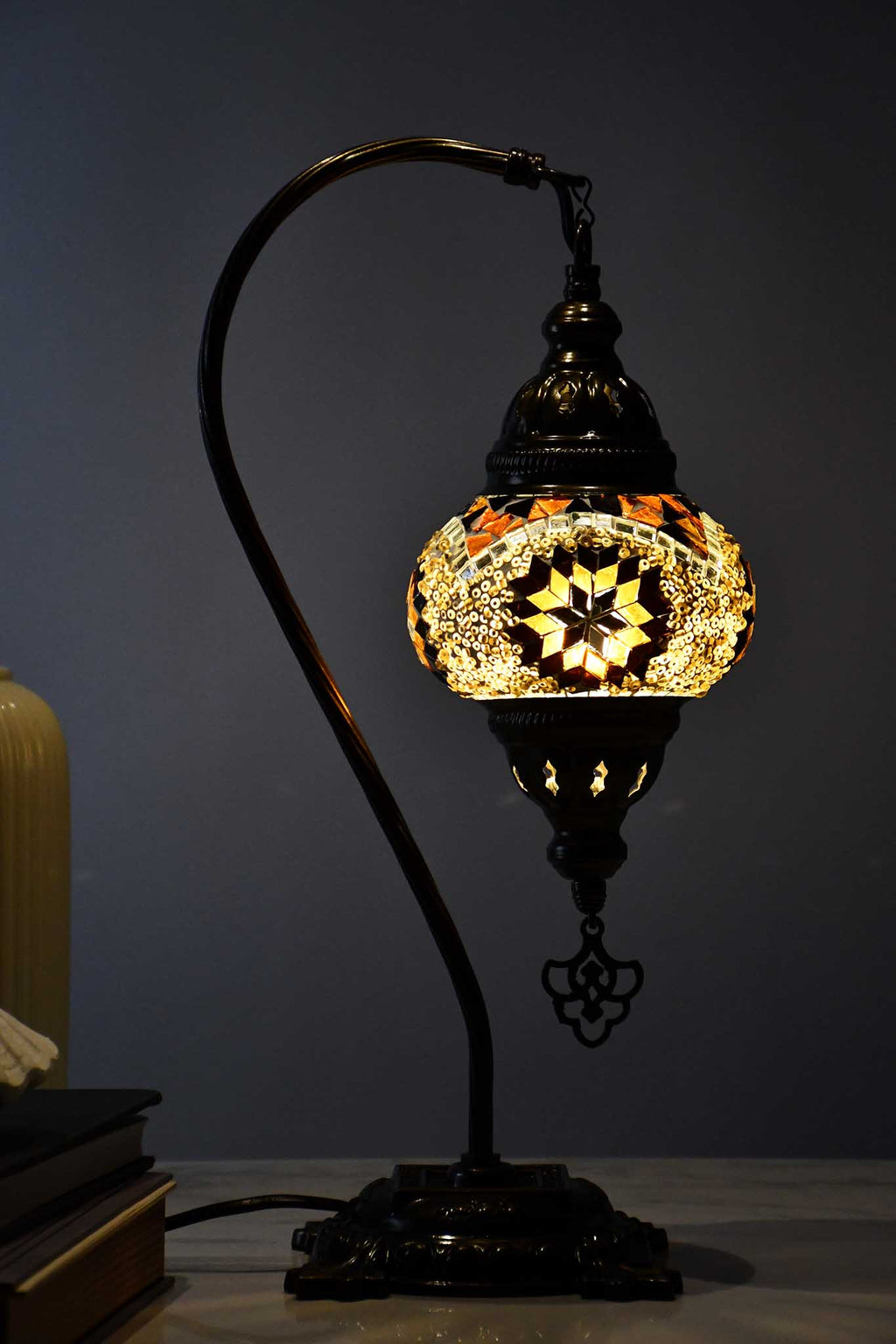 Turkish Lamp Hanging Brown Exclusive New Star Beads Lighting Sydney Grand Bazaar 