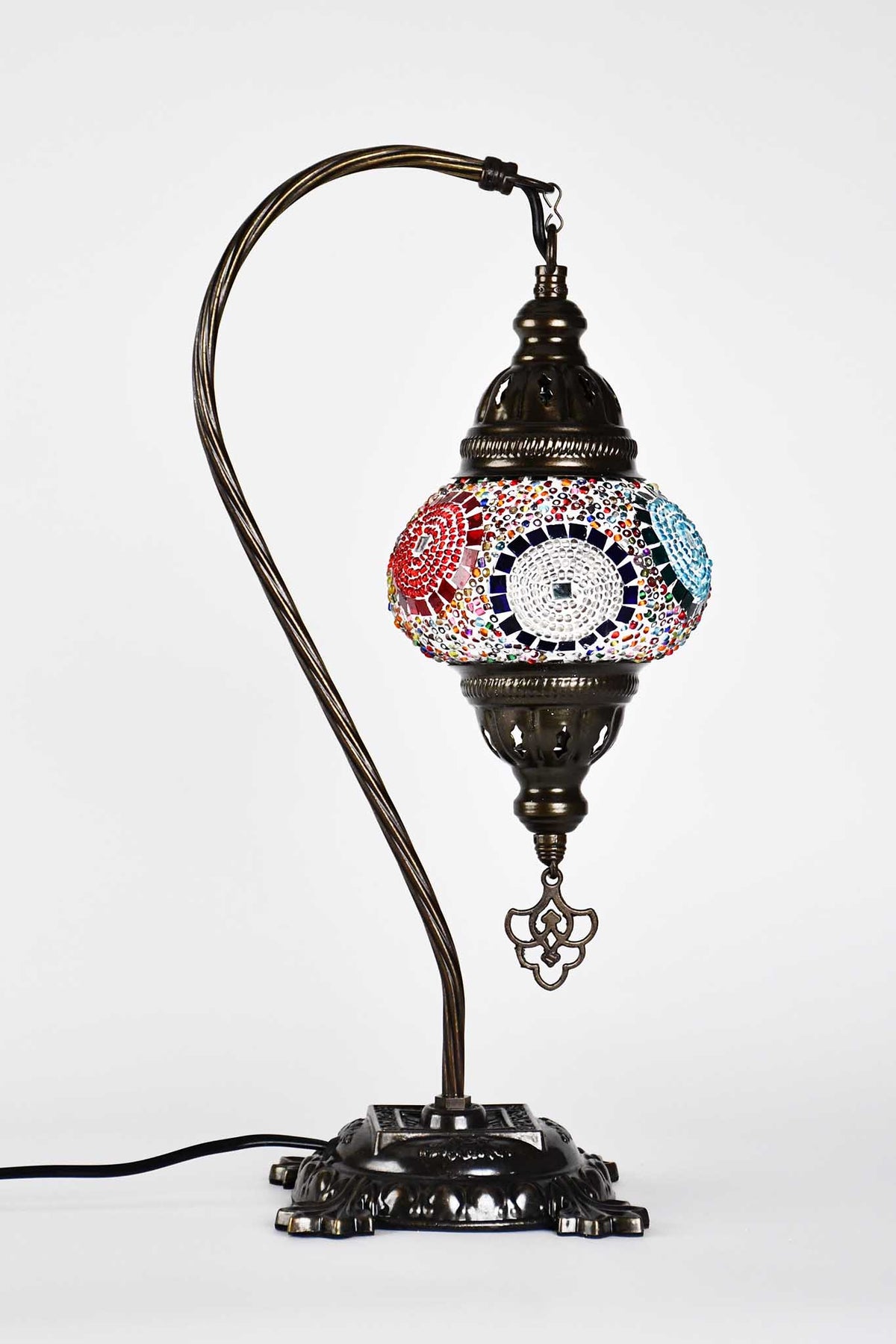 Turkish Lamp Hanging Colourful Beads Multi Circle Lighting Sydney Grand Bazaar 