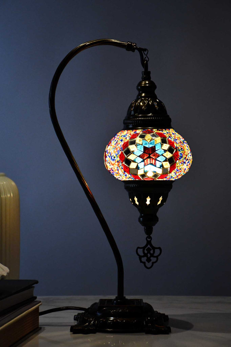 Turkish Lamp Hanging Colourful beads Star Red Lighting Sydney Grand Bazaar 