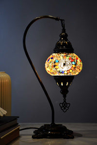 Turkish Lamp Hanging Colourful Mosaic Rounded Beads Lighting Sydney Grand Bazaar 