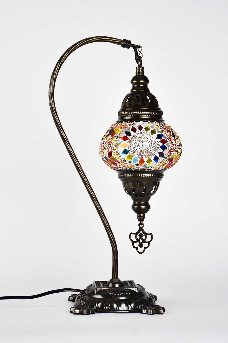 Turkish Lamp Hanging Colourful Mosaic Rounded Beads Lighting Sydney Grand Bazaar 