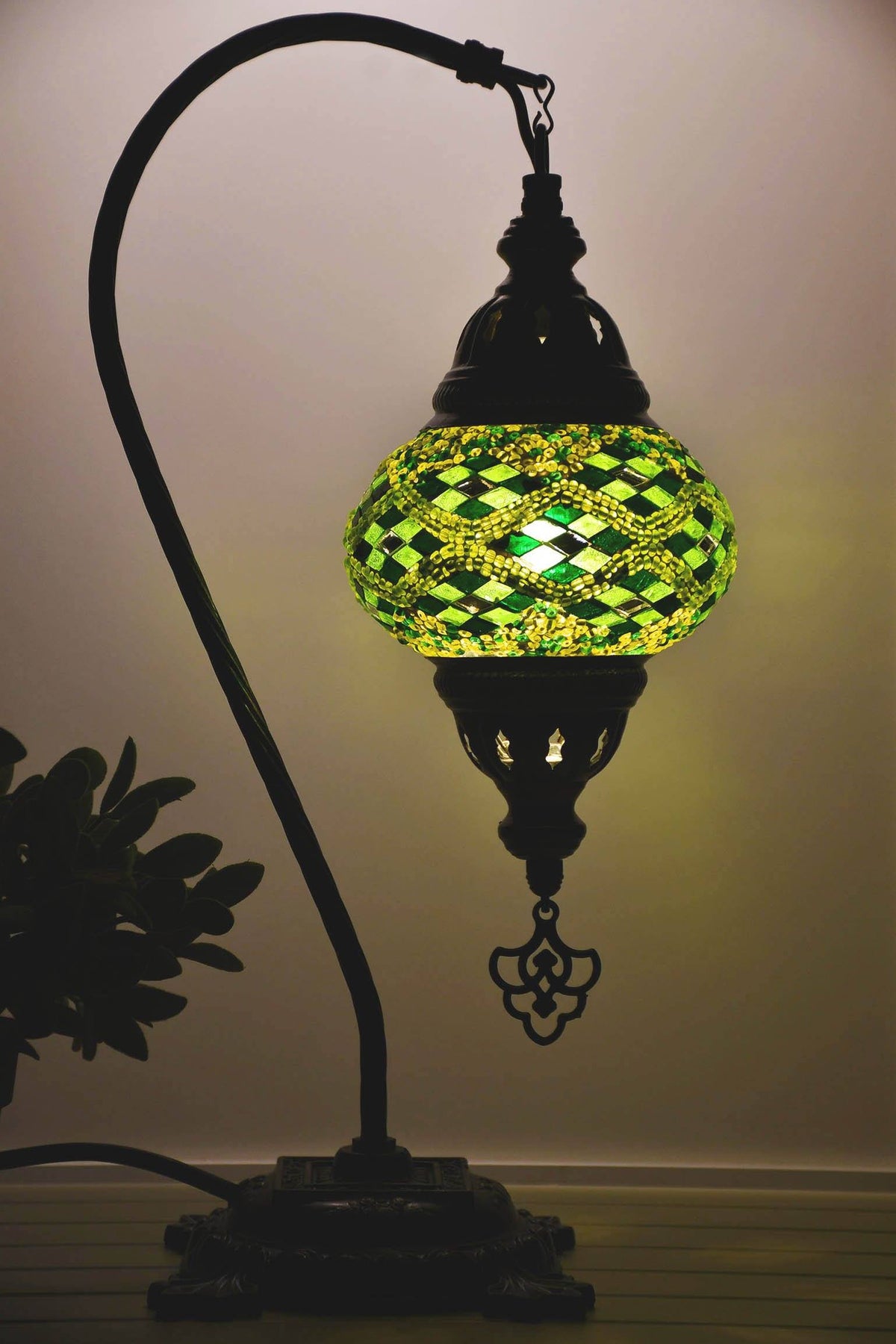 Turkish Lamp Hanging Green Long Kilim Lighting Sydney Grand Bazaar 