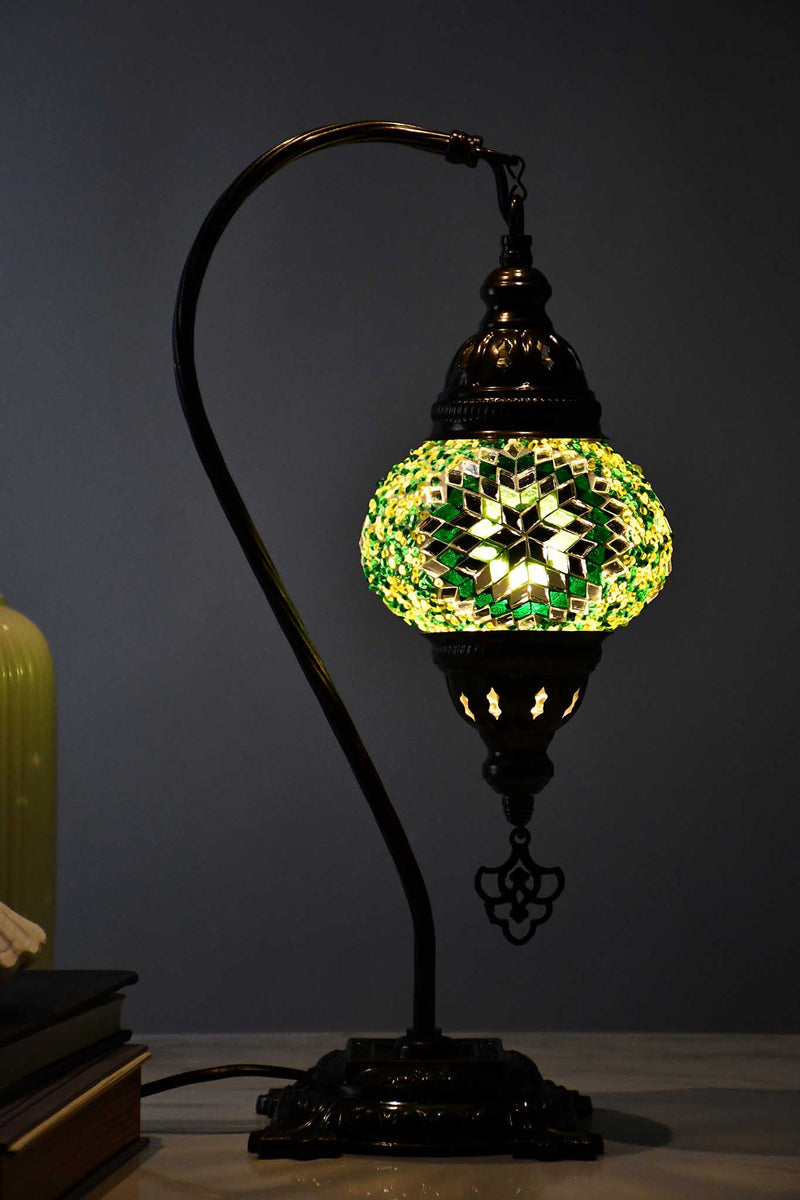Turkish Lamp Hanging Green Star Beads Lighting Sydney Grand Bazaar 