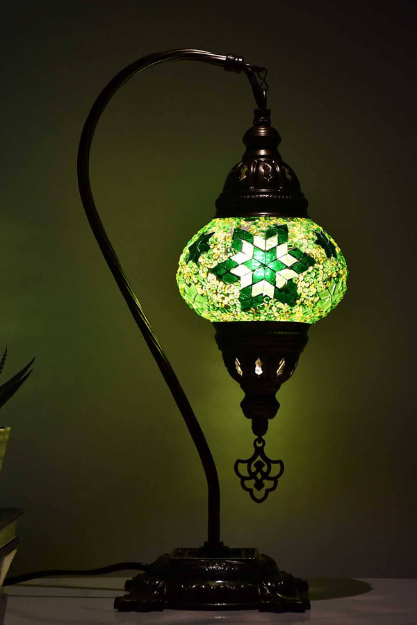 Turkish Lamp Hanging Green Stars Bead Lighting Sydney Grand Bazaar 