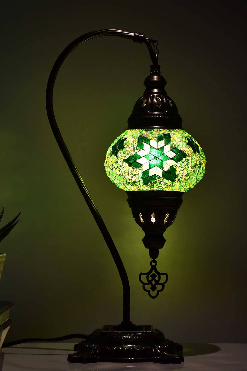 Turkish Lamp Hanging Green Stars Bead Lighting Sydney Grand Bazaar 