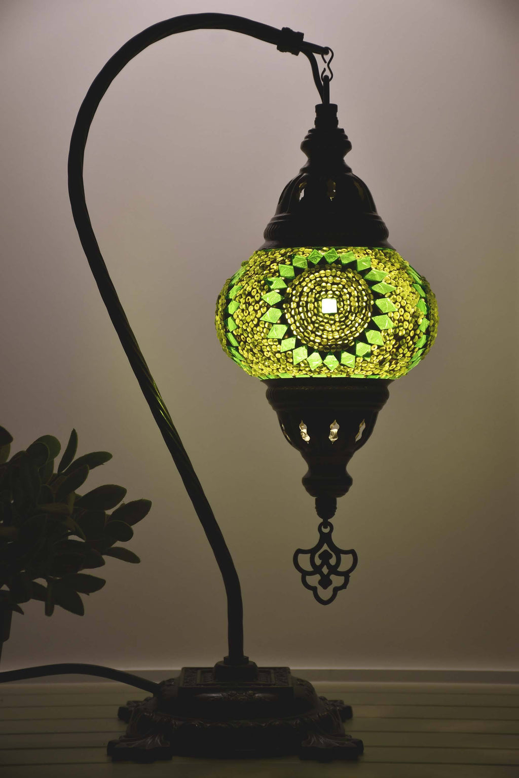 Turkish Lamp Hanging Lime Green Circle Beads Lighting Sydney Grand Bazaar 
