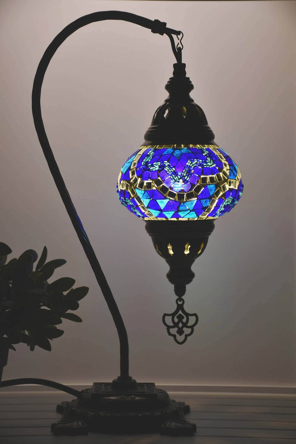 Turkish Lamp Hanging Mosaic Blue New Star Lighting Sydney Grand Bazaar 