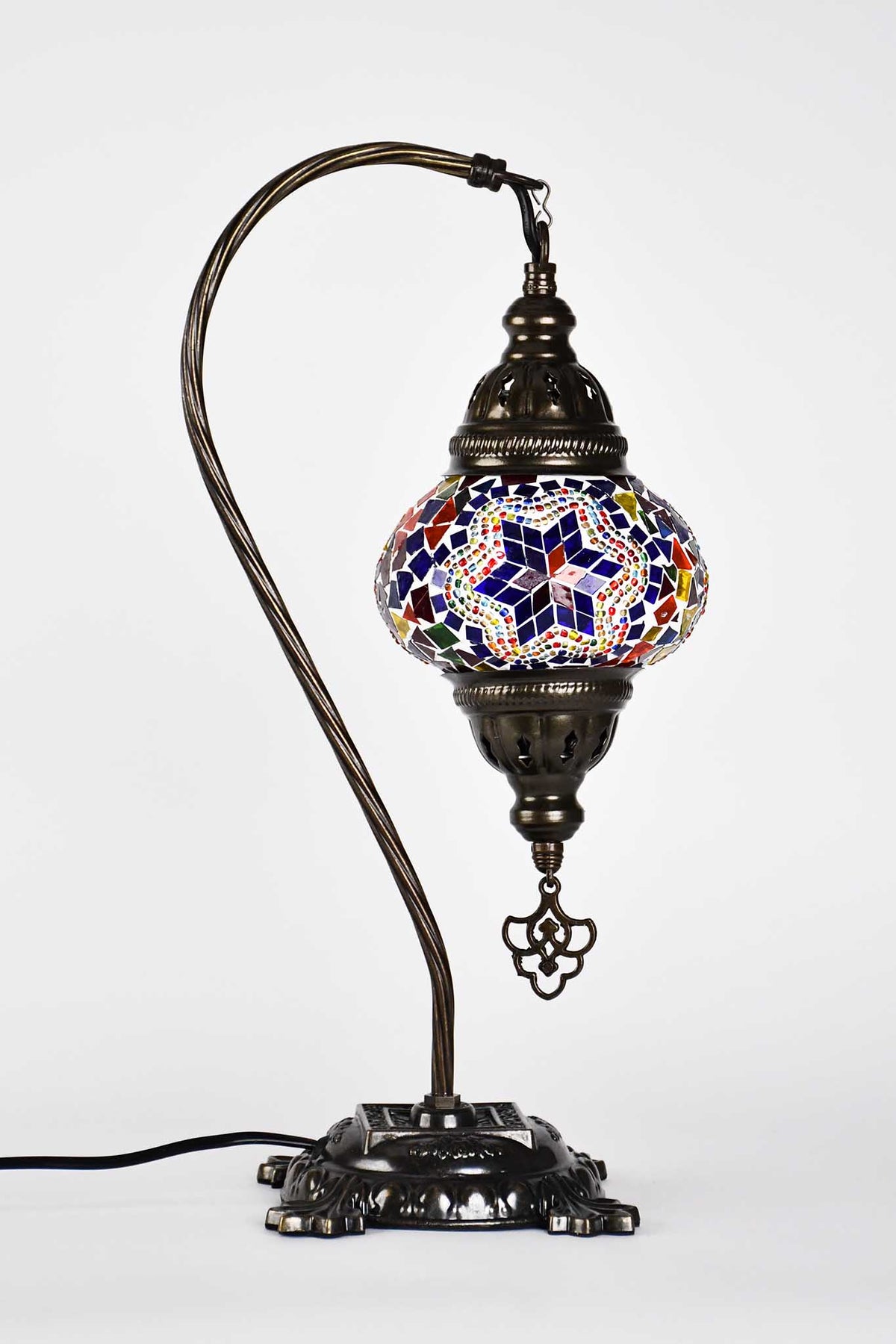 Turkish Lamp Hanging Multicoloured Blue Star Lighting Sydney Grand Bazaar 