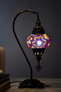 Turkish Lamp Hanging Multicoloured Blue Star Lighting Sydney Grand Bazaar 