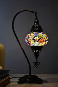 Turkish Lamp Hanging Multicoloured Flower Star Lighting Sydney Grand Bazaar 
