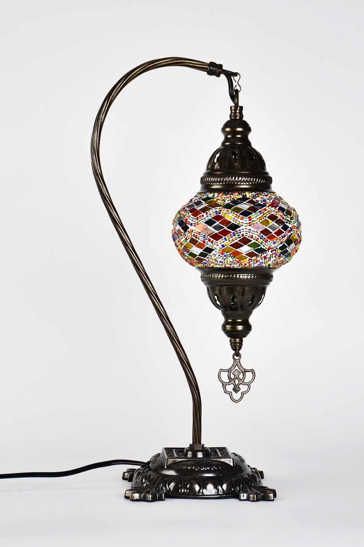 Turkish Lamp Hanging Multicoloured Long Kilim Lighting Sydney Grand Bazaar 