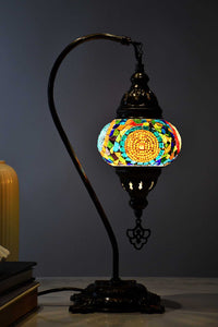 Turkish Lamp Hanging Multicoloured Mix Circle Beads Style 1 Lighting Sydney Grand Bazaar 