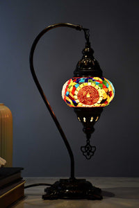 Turkish Lamp Hanging Multicoloured Mix Circle Beads Style 1 Lighting Sydney Grand Bazaar 