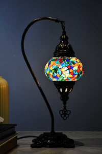 Turkish Lamp Hanging Multicoloured Mosaic Glass Lighting Sydney Grand Bazaar 