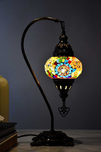 Turkish Lamp Hanging Multicoloured Mosaic Mix Circle Lighting Sydney Grand Bazaar 