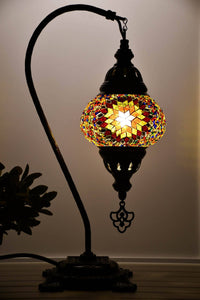 Turkish Lamp Hanging Multicoloured Red Star Beads Lighting Sydney Grand Bazaar 