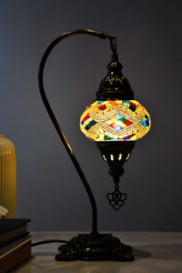 Turkish Lamp Hanging Multicoloured Yellow Kilim Lighting Sydney Grand Bazaar 