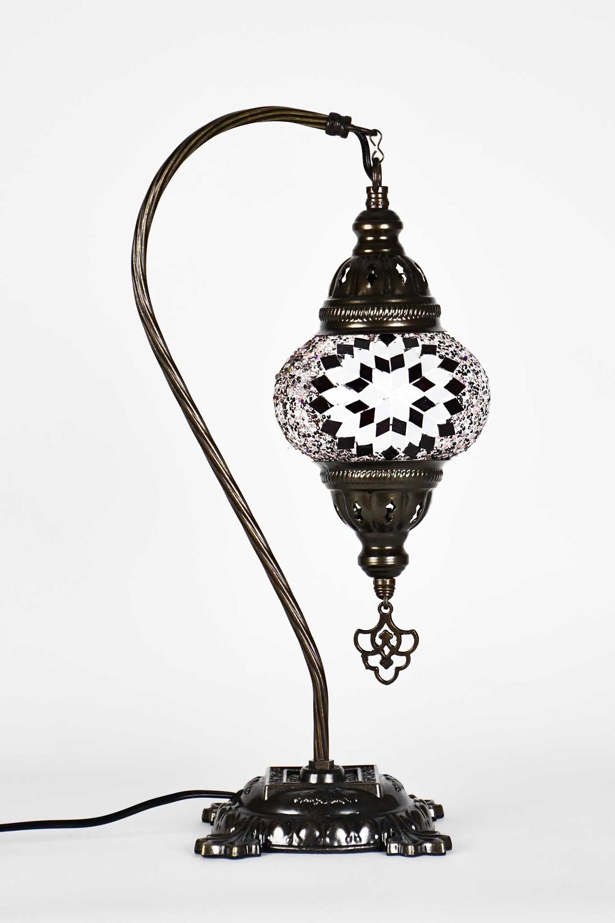 Turkish Lamp Hanging Purple Maroon Star Lighting Sydney Grand Bazaar 