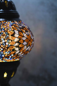 Turkish Lamp Hanging Purple Maroon Star Beads Lighting Sydney Grand Bazaar 