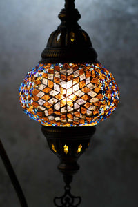 Turkish Lamp Hanging Purple Maroon Star Beads Lighting Sydney Grand Bazaar 