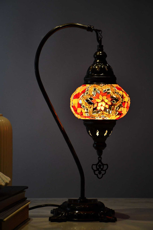 Turkish Lamp Hanging Red Orange Star Lighting Sydney Grand Bazaar 