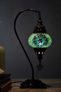 Turkish Lamp Hanging Sea Green Star Beads Lighting Sydney Grand Bazaar 