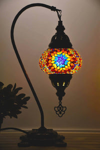 Turkish Lamp Hanging Traditional Multicoloured Star Beads Lighting Sydney Grand Bazaar 