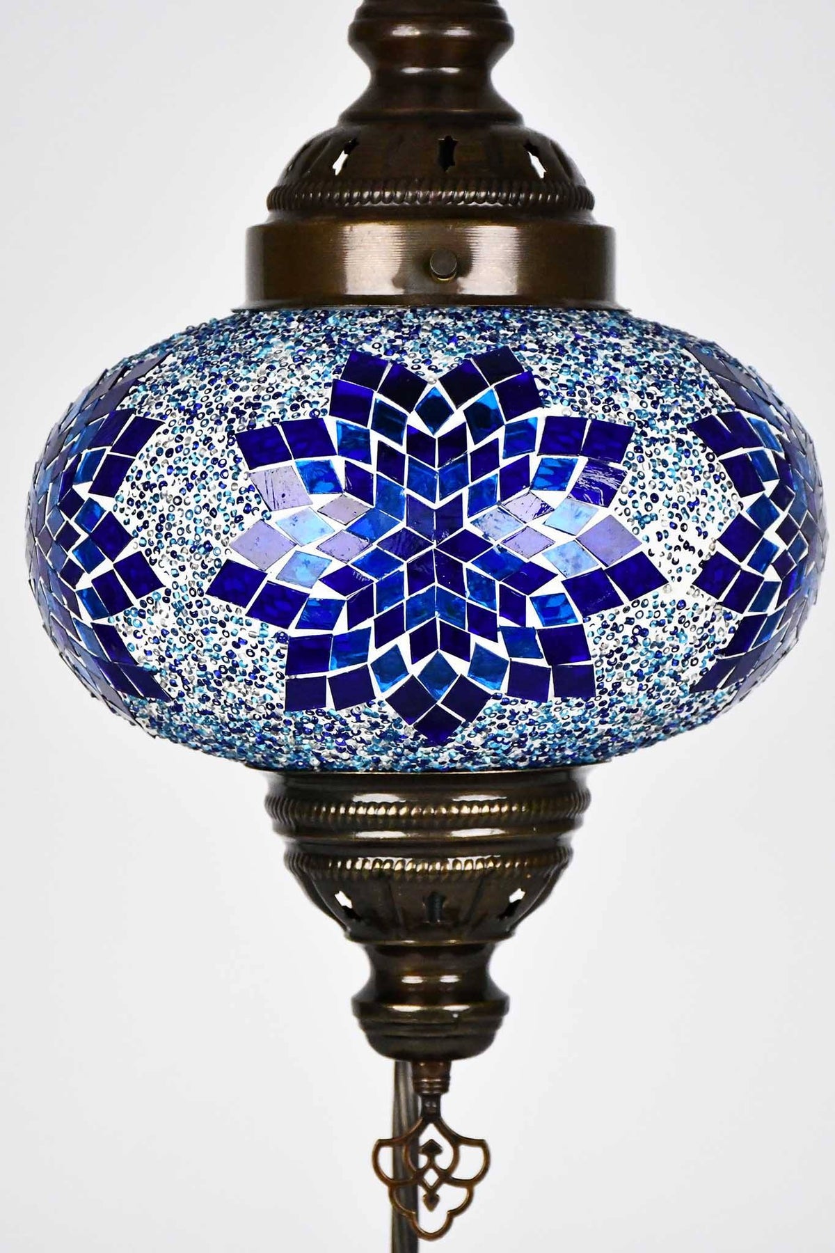 Turkish Lamp Large Blue Star Design 1 Lighting Sydney Grand Bazaar 