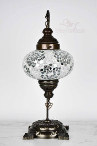 Turkish Lamp Large Clear White Multi Star Lighting Sydney Grand Bazaar 