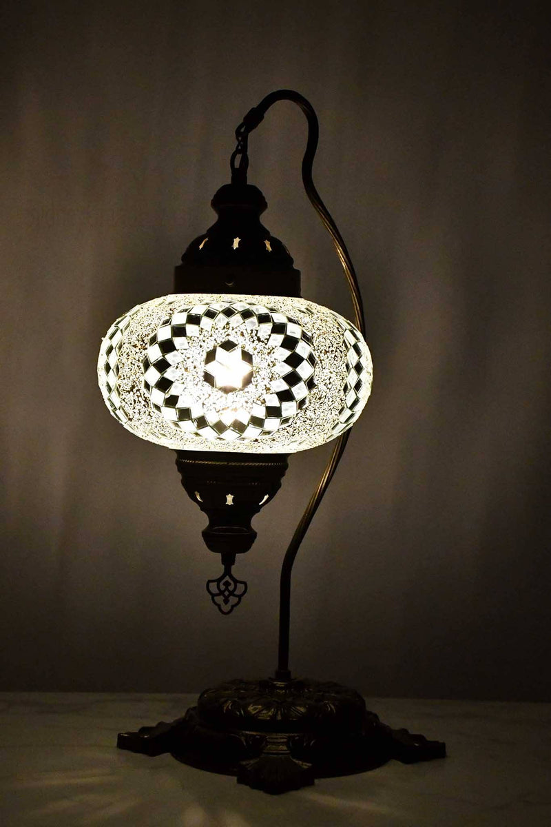 Turkish Lamp Large Clear White Star Circle Lighting Sydney Grand Bazaar 