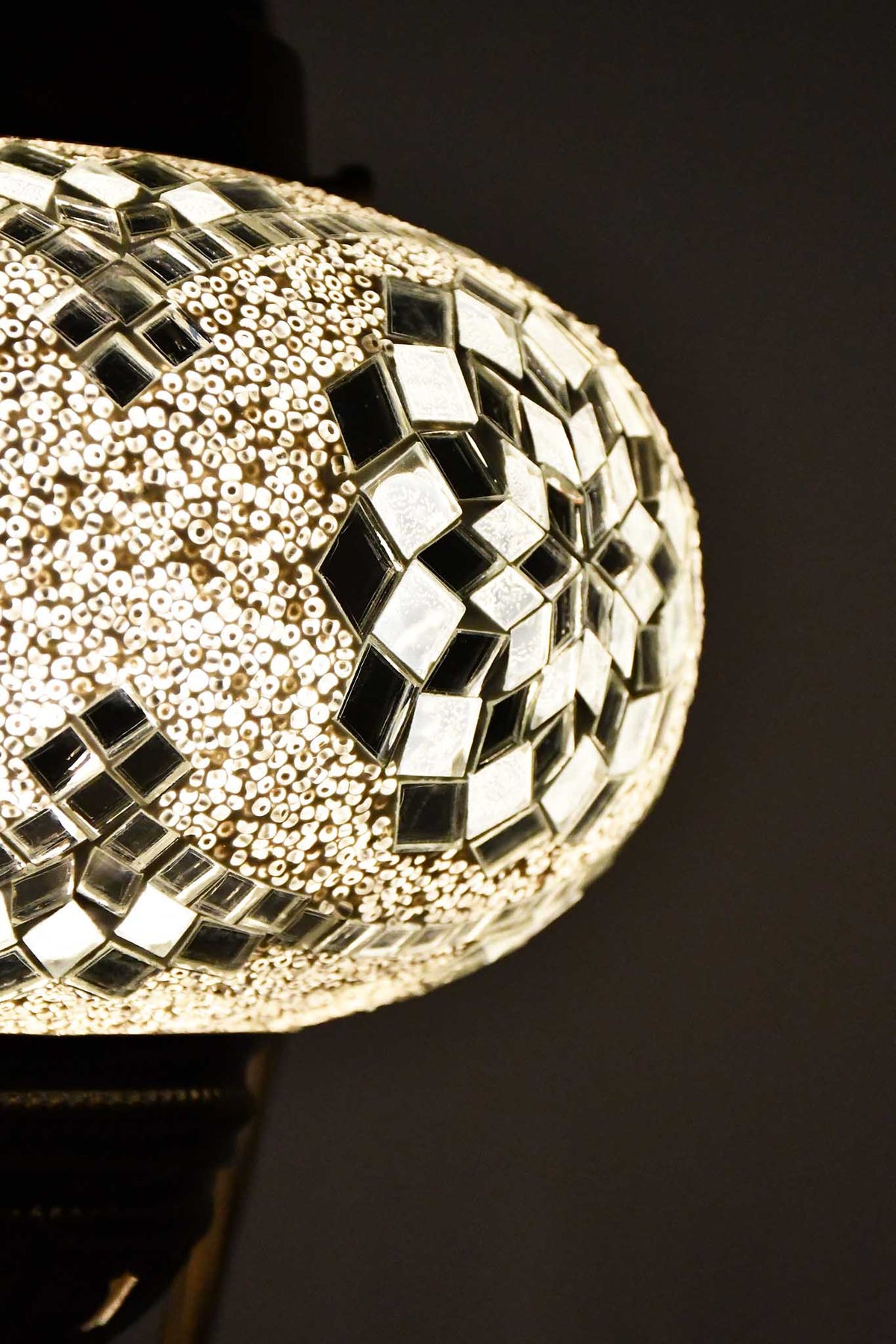 Turkish Lamp Large Clear White Star Design 3 Lighting Sydney Grand Bazaar 