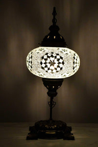 Turkish Lamp Large Clear White Star Design 4 Lighting Sydney Grand Bazaar 