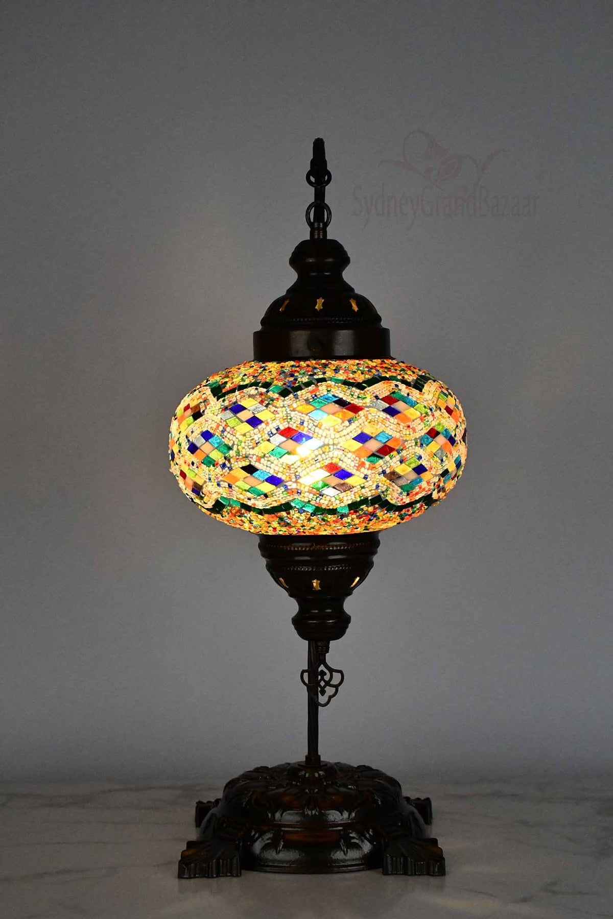 Turkish Lamp Large Colorful Beads Long Kilim Lighting Sydney Grand Bazaar 