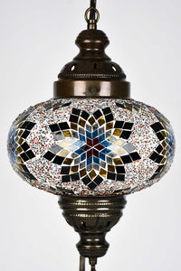 Turkish Lamp Large Colorful Beads Star Maroon Lighting Sydney Grand Bazaar 