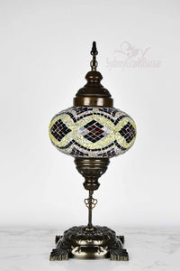Turkish Lamp Large Colorful Kilim Green Yellow Lighting Sydney Grand Bazaar 