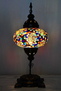 Turkish Lamp Large Colorful Mosaic Multi Circle Lighting Sydney Grand Bazaar 